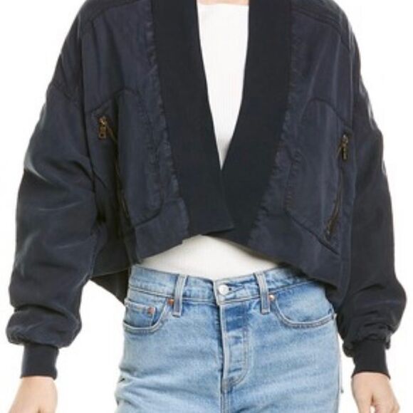 NWT. Young Fabulous and Broke Fara Jacket blue - Picture 6 of 7